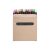 Set 12 creioane, 100×90×9 mm, Everestus, 20FEB3920, Hartie, Negru, Bej