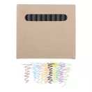 Set 12 creioane, 100×90×9 mm, Everestus, 20FEB3920, Hartie, Negru, Bej