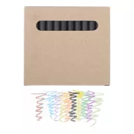   Set 12 creioane, 100×90×9 mm, Everestus, 20FEB3920, Hartie, Negru, Bej