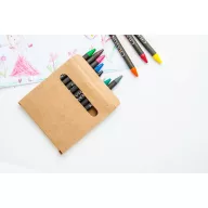   Set 12 creioane, 100×90×9 mm, Everestus, 20FEB3920, Hartie, Negru, Bej