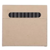   Set 12 creioane, 100×90×9 mm, Everestus, 20FEB3920, Hartie, Negru, Bej