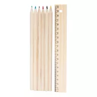   Colour Set creioane, 210×25×35 mm, Everestus, 20FEB3858, Hartie, Natur