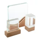 Trofeu 2402E18390, Everestus, 151x173x35 mm, Sticla, Lemn, Natur