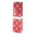 Punga pentru o sticla de vin, 2401E17646, Everestus, 100x350x80 mm, Hartie, Rosu, Alb