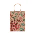 Punga mica de cadou cu design de Craciun, 2401E17657, Everestus, 180x230x105 mm, Hartie, Multicolor