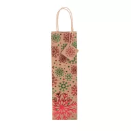   Punga pentru o sticla de vin, 2401E17658, Everestus, 100x350x80 mm, Hartie, Multicolor