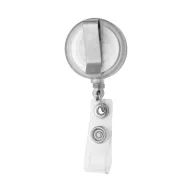   Pass holder, ø30×15 mm, Everestus, 20FEB3377, Plastic, Transparent