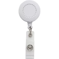Pass holder, ø30×15 mm, Everestus, 20FEB3378, Plastic, Alb