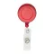 Pass holder, ø30×15 mm, Everestus, 20FEB3375, Plastic, Rosu