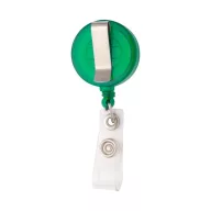   Pass holder, ø30×15 mm, Everestus, 20FEB3374, Plastic, Verde