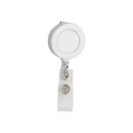   Pass holder, ø30×15 mm, Everestus, 20FEB3376, Plastic, Argintiu