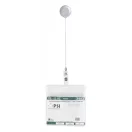Pass holder, ø30×15 mm, Everestus, 20FEB3376, Plastic, Argintiu