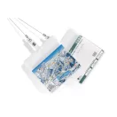 Pass holder, ø30×15 mm, Everestus, 20FEB3376, Plastic, Argintiu