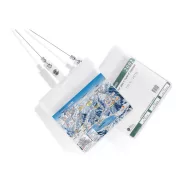   Pass holder, ø30×15 mm, Everestus, 20FEB3376, Plastic, Argintiu
