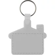   Breloc casa, 58×57 mm, Everestus, 20FEB6753, Plastic, Metal, Alb