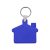 Breloc casa, 58×57 mm, Everestus, 20FEB6750, Plastic, Metal, Albastru