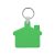 Breloc casa, 58×57 mm, Everestus, 20FEB6751, Plastic, Metal, Verde