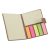 Adhesive notepad, 80×105×9 mm, Everestus, 20FEB8730, Hartie reciclata, Natur