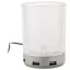 Suport pixuri cu hub usb, 2410E22036, Everestus, ø80 x 105 mm, ABS, Transparent