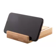   Suport de birou pentru telefon, 2402E19030, Everestus, 90x120x20 mm, Bambus, Hartie, Natur