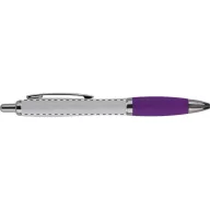   Pix, ø13×140 mm, Everestus, 20FEB15682, ABS, Cauciuc, Violet, Alb