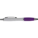 Pix, ø13×140 mm, Everestus, 20FEB15682, ABS, Cauciuc, Violet, Alb