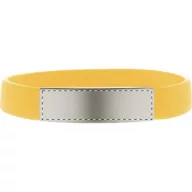   Wristband, 202×12×3 mm, Everestus, 20FEB5497, Silicon, Aluminiu, Galben