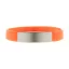 Wristband, 202×12×3 mm, Everestus, 20FEB5493, Silicon, Aluminiu, Portocaliu