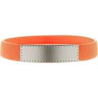   Wristband, 202×12×3 mm, Everestus, 20FEB5493, Silicon, Aluminiu, Portocaliu