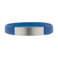   Wristband, 202×12×3 mm, Everestus, 20FEB5490, Silicon, Aluminiu, Albastru