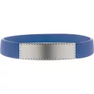 Wristband, 202×12×3 mm, Everestus, 20FEB5490, Silicon, Aluminiu, Albastru
