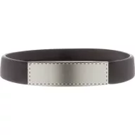   Wristband, 202×12×3 mm, Everestus, 20FEB5489, Silicon, Aluminiu, Negru
