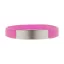 Wristband, 202×12×3 mm, Everestus, 20FEB5494, Silicon, Aluminiu, Roz