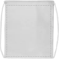   Saculet cu snur tip rucsac, 360×420 mm, Everestus, 20FEB5761, Material netesut, Alb