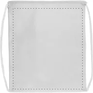   Saculet cu snur tip rucsac, 360×420 mm, Everestus, 20FEB5761, Material netesut, Alb