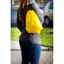 Saculet cu snur tip rucsac, 360×420 mm, Everestus, 20FEB5762, Material netesut, Galben