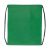 Saculet cu snur tip rucsac, 360×420 mm, Everestus, 20FEB5758, Material netesut, Verde