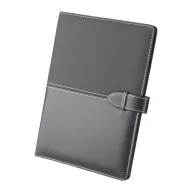   Mapa business A5 cu 20 foi dictando, 260×193×22 mm, Everestus, 20FEB5075, Piele ecologica, Negru