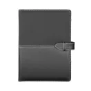 Mapa business A5 cu 20 foi dictando, 260×193×22 mm, Everestus, 20FEB5075, Piele ecologica, Negru
