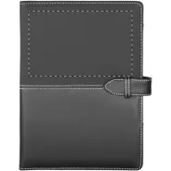   Mapa business A5 cu 20 foi dictando, 260×193×22 mm, Everestus, 20FEB5075, Piele ecologica, Negru