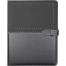 Mapa business A4 cu 20 foi dictando, 337×260×23 mm, Everestus, 20FEB5074, Piele ecologica, Negru