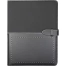 Mapa business A4 cu 20 foi dictando, 337×260×23 mm, Everestus, 20FEB5074, Piele ecologica, Negru