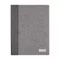 Mapa business A4 cu 20 pagini dictando, 315×255×20 mm, Everestus, 20FEB5130, Linen, Piele ecologica, Gri