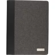   Mapa business A4 cu 20 pagini dictando, 315×255×20 mm, Everestus, 20FEB5130, Linen, Piele ecologica, Gri