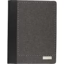 Mapa business A4 cu 20 pagini dictando, 315×255×20 mm, Everestus, 20FEB5130, Linen, Piele ecologica, Gri