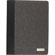   Mapa business A4 cu 20 pagini dictando, 315×255×20 mm, Everestus, 20FEB5130, Linen, Piele ecologica, Gri