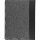 Mapa business A4 cu 20 pagini dictando, 315×255×20 mm, Everestus, 20FEB5130, Linen, Piele ecologica, Gri