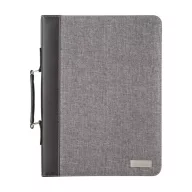   A4 Mapa business, 335×250×40 mm, Everestus, 20FEB5131, Linen, Piele ecologica, Gri