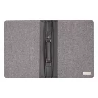   A4 Mapa business, 335×250×40 mm, Everestus, 20FEB5131, Linen, Piele ecologica, Gri