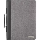 A4 Mapa business, 335×250×40 mm, Everestus, 20FEB5131, Linen, Piele ecologica, Gri